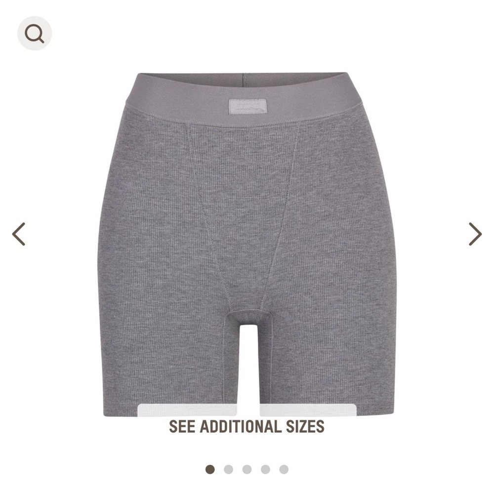 SKIMS Soft Lounge Boxer in Heather Grey
